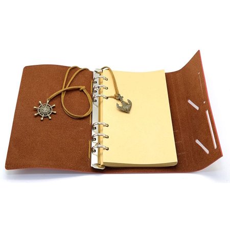 Medieval Nautical Style Sketchbook - Shipmaster Red Kraft Paper Notebook