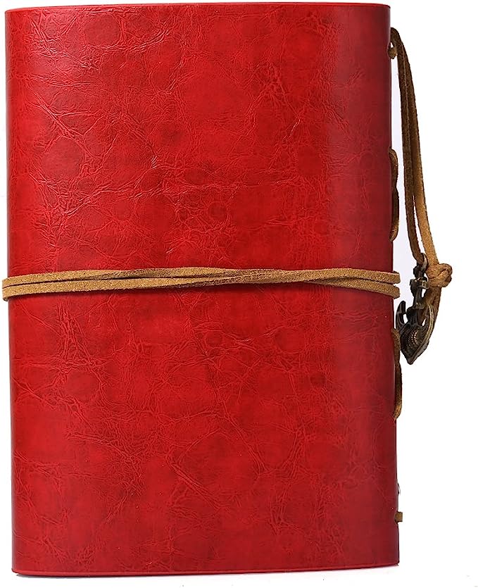 Medieval Nautical Style Sketchbook - Shipmaster Red Kraft Paper Notebook