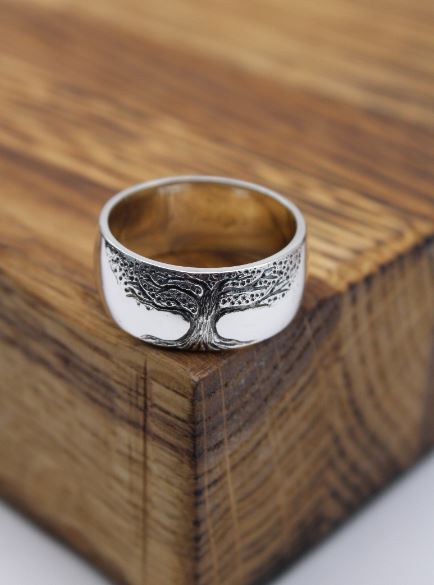 Yggdrasil wood ring sales